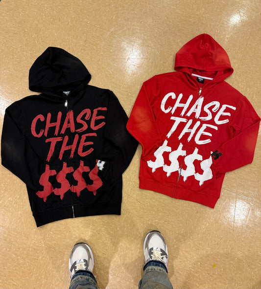 CHASE THE $$$$ ZIP UP